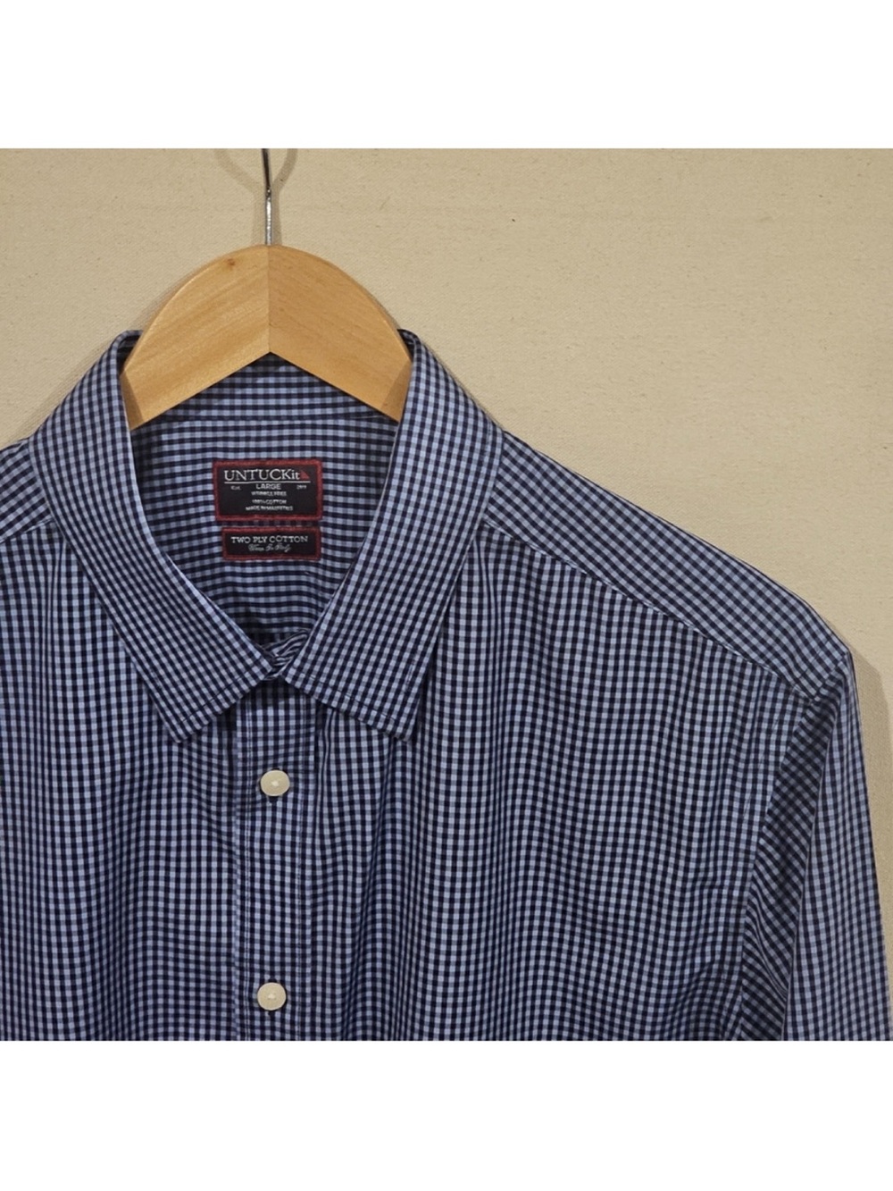 UNTUCKit Wrinkle Free Button Down L